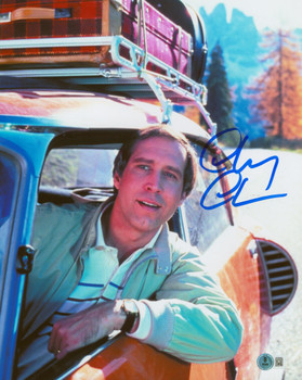 Chevy Chase Vacation Signed 11x14 Vertical Head Out Window Photo BAS Witnessed