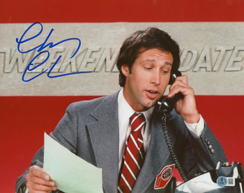 Chevy Chase Vacation Signed 11x14 Horizontal Phone Call Photo BAS Witnessed