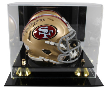 49ers Roger Craig Authentic Signed Speed Mini Helmet W/ Case BAS Witnessed