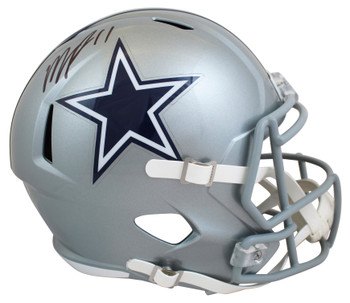 Cowboys Micah Parsons Authentic Signed Full Size Speed Rep Helmet Fanatics