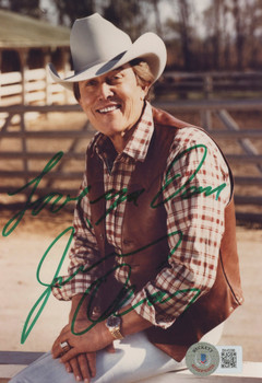 Jimmy Dean Diamonds Are Forever "Love Ya Don" Signed 5x7 Photo BAS #BK43298