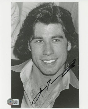 John Travolta Saturday Night Fever Authentic Signed 8x10 Photo BAS #BL44621