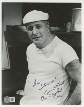 Vic Tayback Alice "Don, Stow it!! Mel" Authentic Signed 8x10 Photo BAS #BL44594