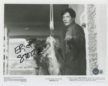 Eric Stoltz The Fly II Authentic Signed 8x10 Black & White Photo BAS #BL44603