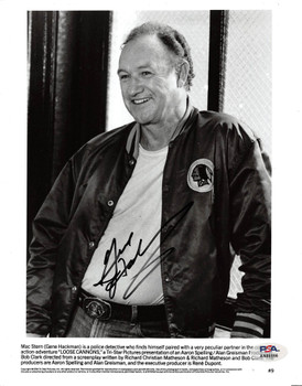 Gene Hackman Loose Cannons Authentic Signed 8x10 Promo Photo PSA/DNA #AN86956