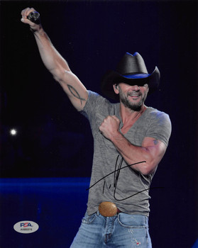 Tim McGraw Country Music Authentic Signed 8x10 Photo PSA/DNA #AN86816