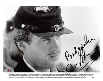 Carl Elwes Glory "Best Wishes" Authentic Signed 8x10 Promo Photo PSA #AN86806