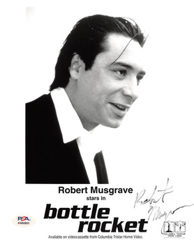 Robert Musgrave Bottle Rocket Authentic Signed 8x10 Promo Photo PSA/DNA #AN86803