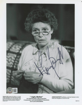 Anne Bancroft 'night, Mother Authentic Signed 8x10 Photo BAS #BL44499