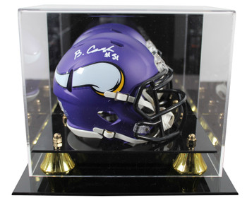 Vikings Blake Cashman Authentic Signed Speed Mini Helmet W/ Case BAS Witnessed