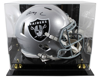 Raiders Maxx Crosby Signed Full Size Speed Proline Helmet W/ Case Fanatics