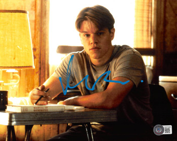 Matt Damon Good Will Hunting Authentic Signed 8x10 Photo BAS #AD77006