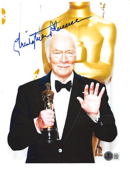 Christopher Plummer The Sound Of Music Signed 8.5x11 Photo BAS #BM78408