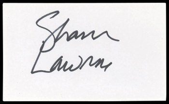 Sharon Lawrence NYPD Blue Signed 3x5 Index Card Autographed BAS #AD70396
