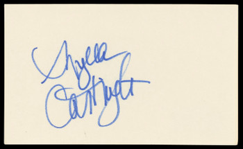 Angela Cartwright The Danny Thomas Show Signed 3x5 Index Card BAS #BM57061