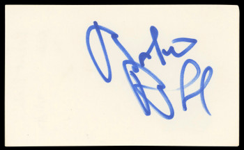 Robert Blake In Cold Blood Signed 3x5 Index Card Autographed BAS #AD70421