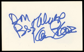 Karen Black The Great Gatsby "Best Wishes" Signed 3x5 Index Card BAS #AD70411