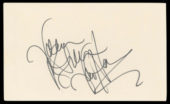 Valerie Bertinelli One Day at a Time Signed 3x5 Index Card BAS #BM57073