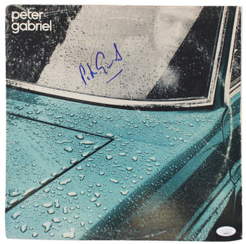 Peter Gabriel Authentic Signed Self Titled Album Cover Autographed JSA #AQ85702