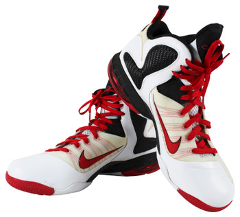 Heat LeBron James 2012 Game Worn Nike LeBron IX Size 16 Shoes RGU LOA