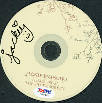 Jackie Evancho Authentic Signed Songs From The Silver Screen Cd PSA/DNA #V86020