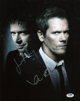 Kevin Bacon & James Purefoy - The Following Signed 11X14 Photo PSA/DNA #T46983