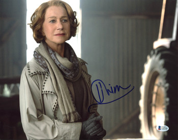 Helen Mirren Red Authentic Signed 11X14 Photo Autographed BAS #C63548