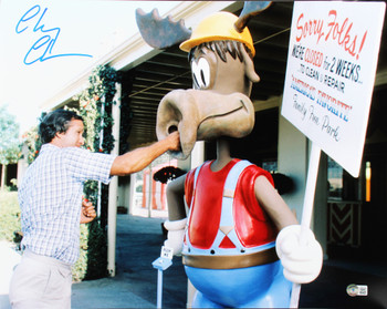 Chevy Chase National Lampoon's Vacation Signed 16X20 Photo BAS Witnessed