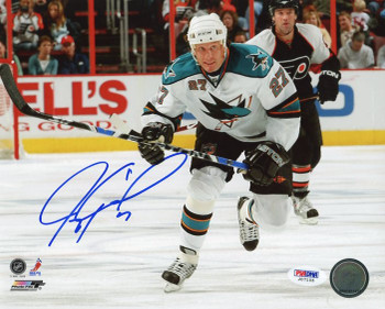 Sharks Jeremy Roenick Signed Authentic 8X10 Photo Autographed PSA/DNA #J07105