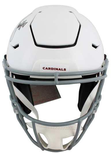 Larry Fitzgerald Arizona Cardinals Autographed Riddell Flat White