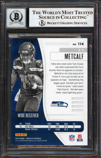 DK Metcalf Seattle Kraken Autographed Crossover adidas #14