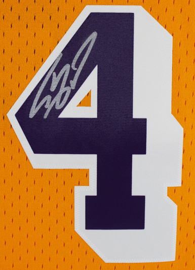 Shaquille O'Neal Signed LA Lakers M&N Black NBA Swingman Jersey (SCHWARTZ  COA)