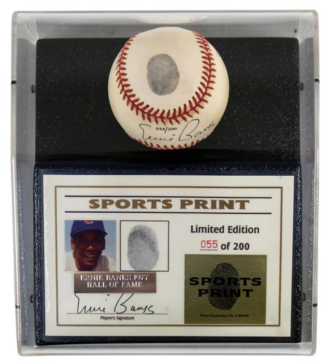 Chicago Cubs Ernie Banks Signed Documents & Cut Signatures