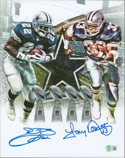 Dallas Cowboys #12 Roger Staubach and #33 Tony Dorsett Photograph by Donna  Wilson - Pixels