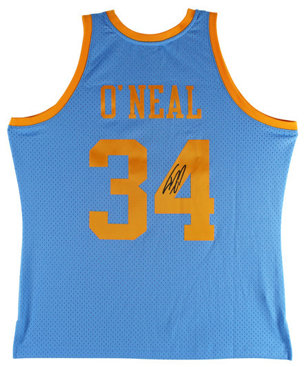 Shaquille O' Neal Signed Lakers Blue Mitchell&Ness HWC Swingman Jersey –  Super Sports Center