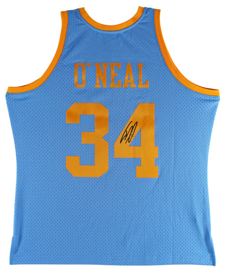 Shaquille O'Neal Signed LA Lakers M&N Black NBA Swingman Jersey (SCHWA –  Super Sports Center