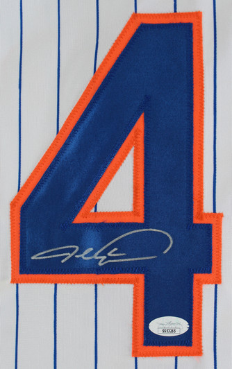  Mets Jacob deGrom Autographed White Authentic Authentic Jersey  Size 44 Fanatics Holo Stock #218735 : Sports & Outdoors
