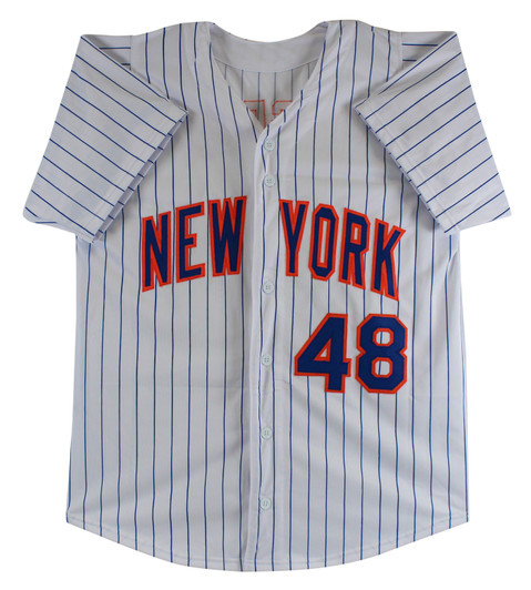Jacob DeGrom New York Mets Autographed White Majestic Authentic Jersey with  Multiple Inscriptions - Limited Edition of 18