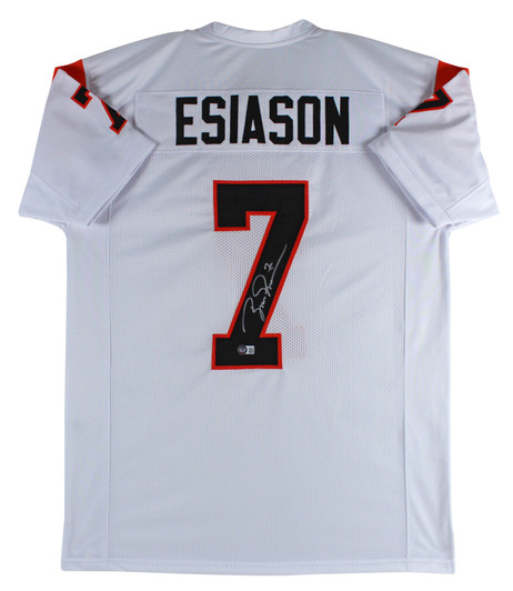 The Jersey Source Autographs Boomer Esiason Autographed Black Pro Style Jersey-Beckett W Hologram *Black