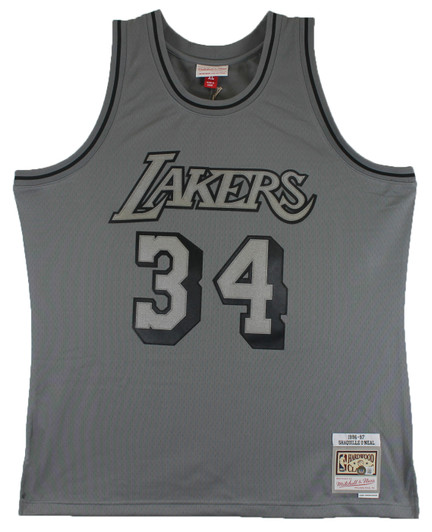 Shaquille O'Neal 34 Los Angeles Lakers Mitchell & Ness Midas