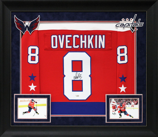 2020 Alex Ovechkin Signed Oversized Photograph Display with 8, Lot #59533