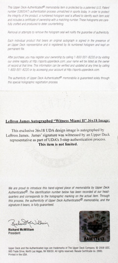 LeBron James Signed NBA Jersey - Graded PSA LOA (PSA/DNA & UDA Authent –  Certified Authentics Sports Memorabilia