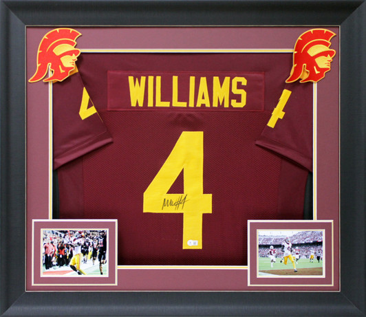 Press Pass Collectibles Mike Williams Authentic Signed Powder Blue Pro Style Jersey BAS Witnessed