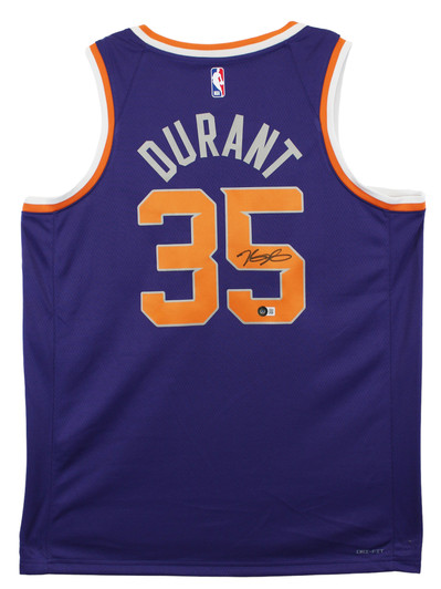 Kevin Durant Autographed New Jersey Authentic Navy Basketball Jersey - BAS
