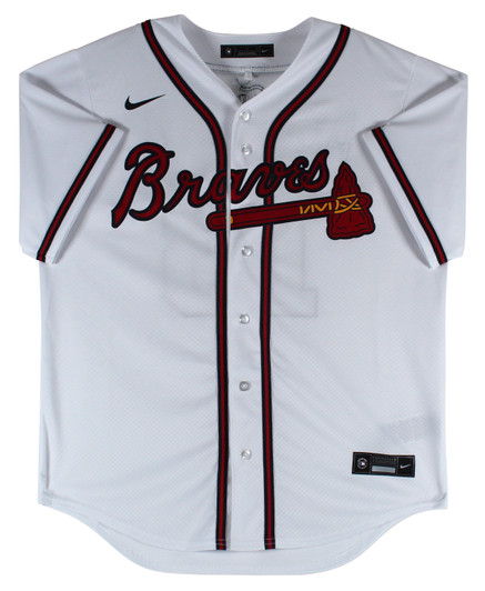 Ronald Acuna Jr. Atlanta Braves Autographed White Nike Replica Jersey