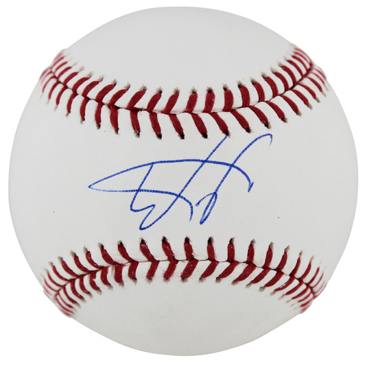 Wander Franco Autographed Tampa Bay Custom Blue El Patron