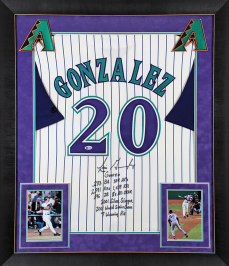 Luis Gonzalez Autographed 2001 All-Star Jersey