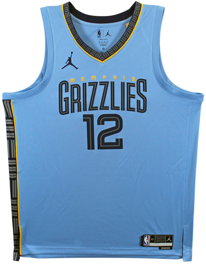 Ja Morant Signed Throwback Vancouver Grizzlies Jersey (JSA