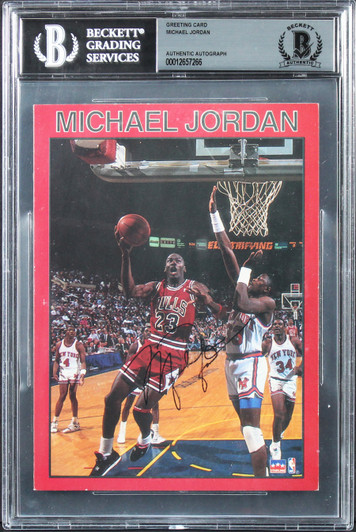 Sold at Auction: Michael Jordan Signed Bulls Yearbook with Bonus Signers  and BAS Authentication.
