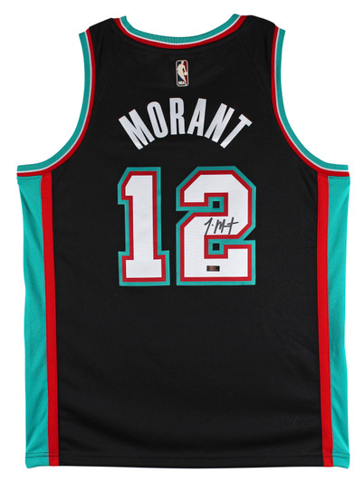 Ja Morant Memphis Grizzlies Signed Autographed Teal #12 Custom